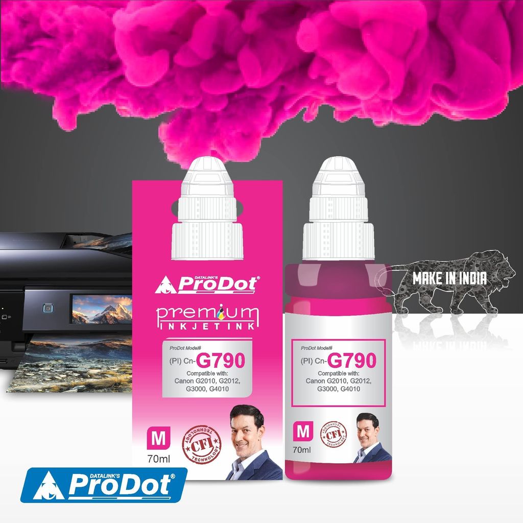 ProDot Cn-G790 Inkjet Ink Refill Compatible with Canon Pixma G1000, G1010, G2000, G2010, G3000, G3010, G4000, G4010 Ink Tank Printers view 2