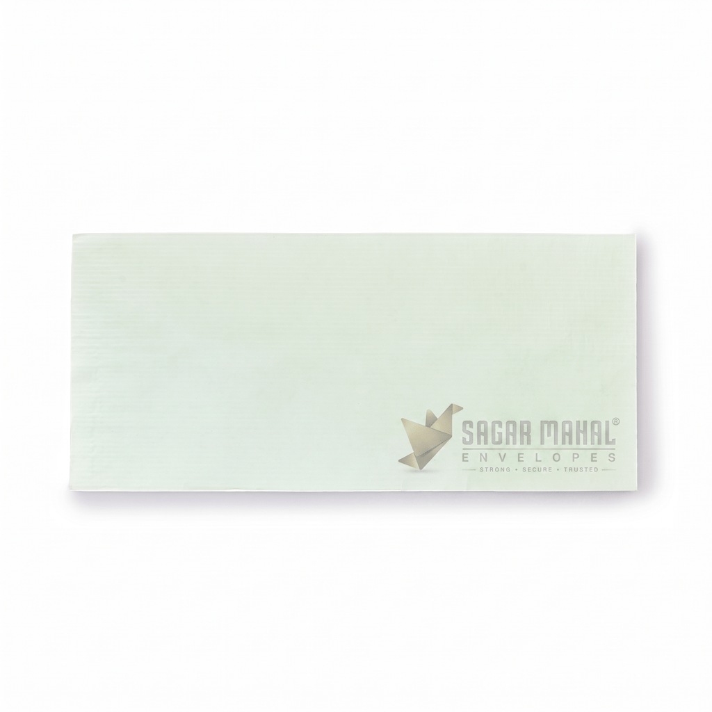 11 x 5 Inch Green Cloth Lined Envelope 100 GSM (Regular Quality) - Durable Green Cloth Lined Envelope for Official & Secure Mailing 200 picece view 2