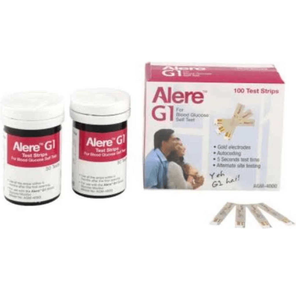 Alere G1 Blood Glucose Test Strips, 100 Count view 2