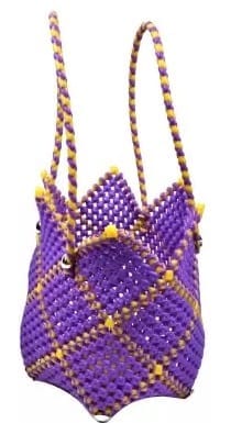 Purple and Yellow Handbag view 2