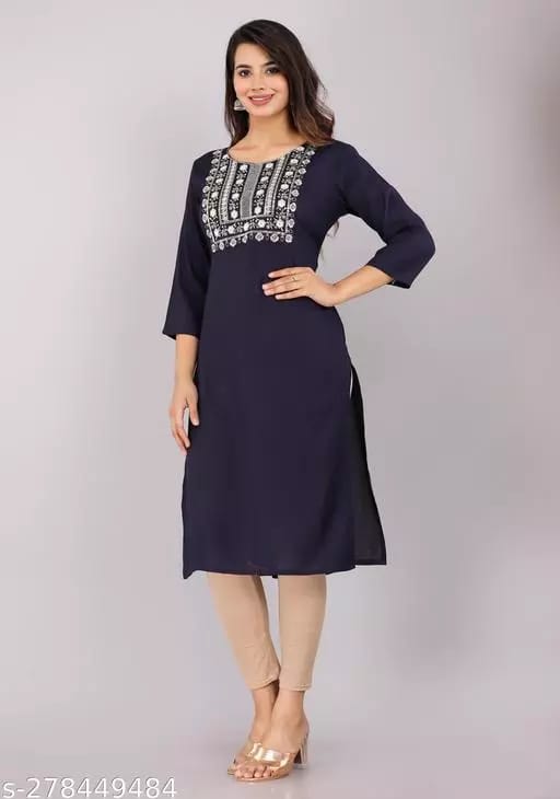 Design Kurta Pant Ethnic Set ( Black ) view 2