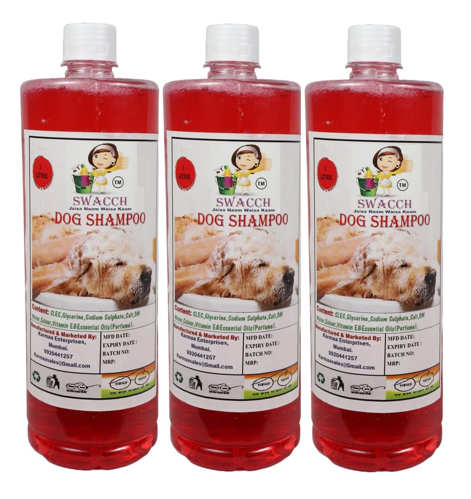 SWACCH Dog Shampoo (1 Litre) (Combo Pack of 3) Strawberry view 2