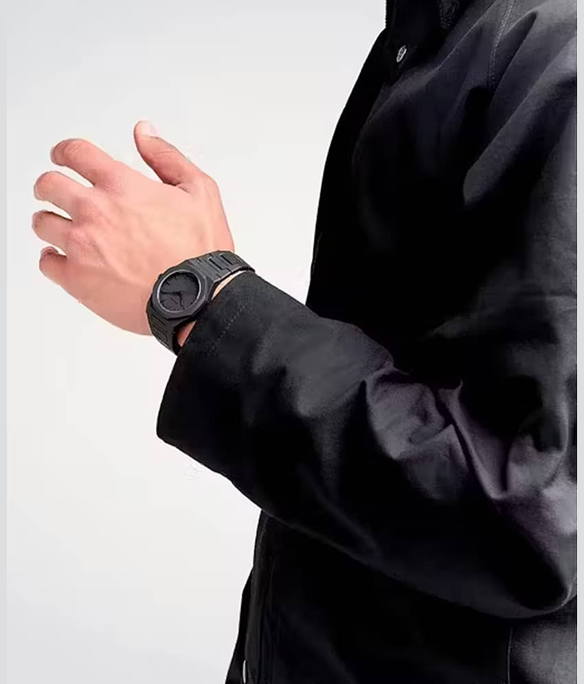 Trex Black Plastic Analog Men's Watch view 2