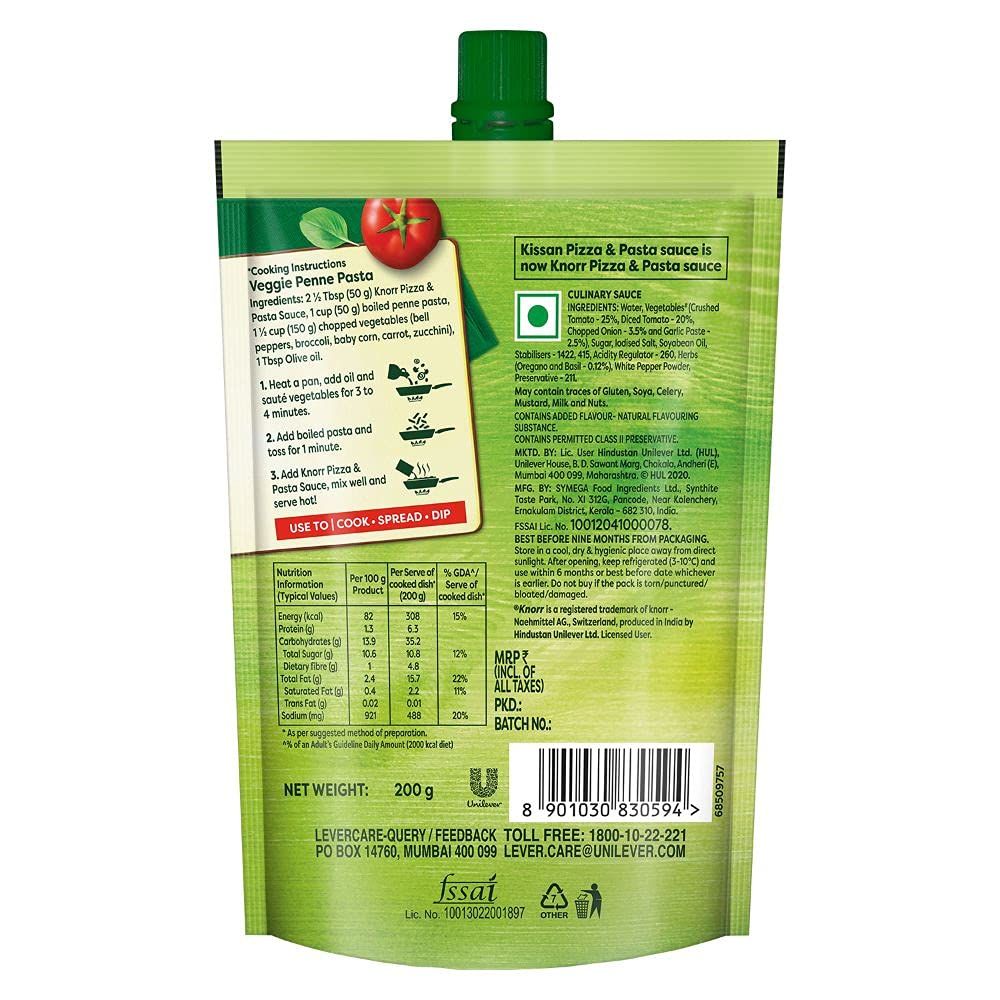 Kissan Pizza And Pasta Sauce 200 Gms view 2