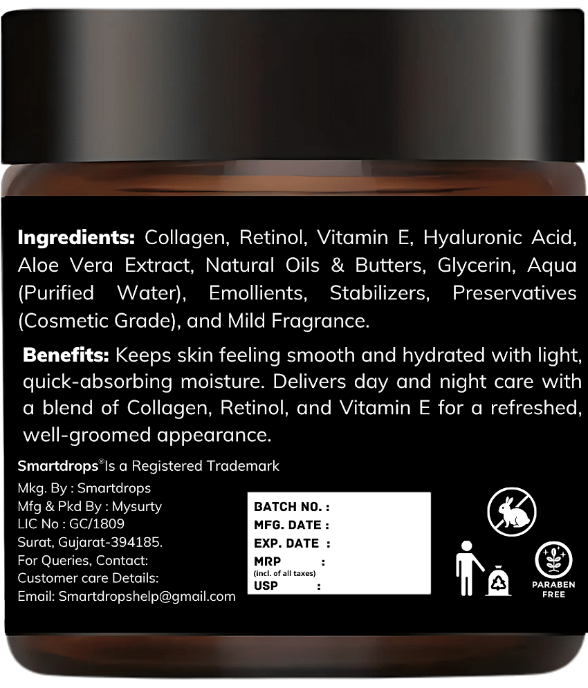 Smartdrops - Night Cream for Normal Skin 50 gm ( Pack of 1 ) view 2
