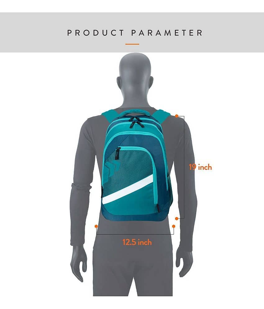 Lunar's 48 Ltrs Blue Backpack view 2