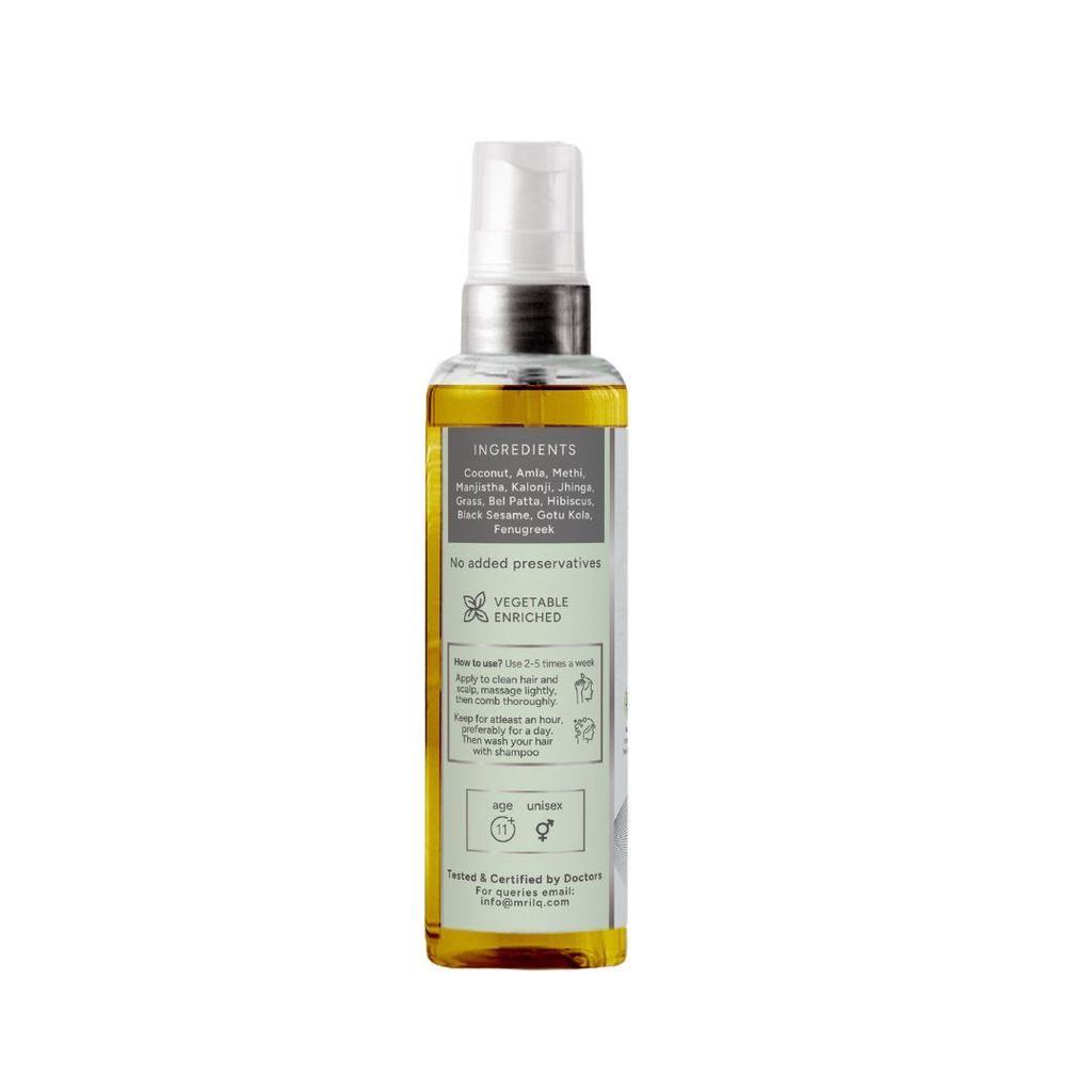 MrilQ Healthy Hair | Hair Oil | Hair Fall Control | Hair Strengthening | Increases Volume view 2