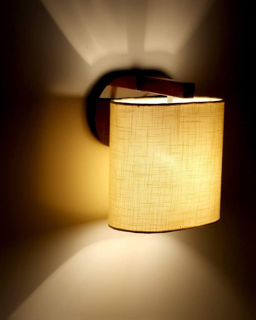 LIGHT ANGLE Oval Wall Lamp (Beige) view 2