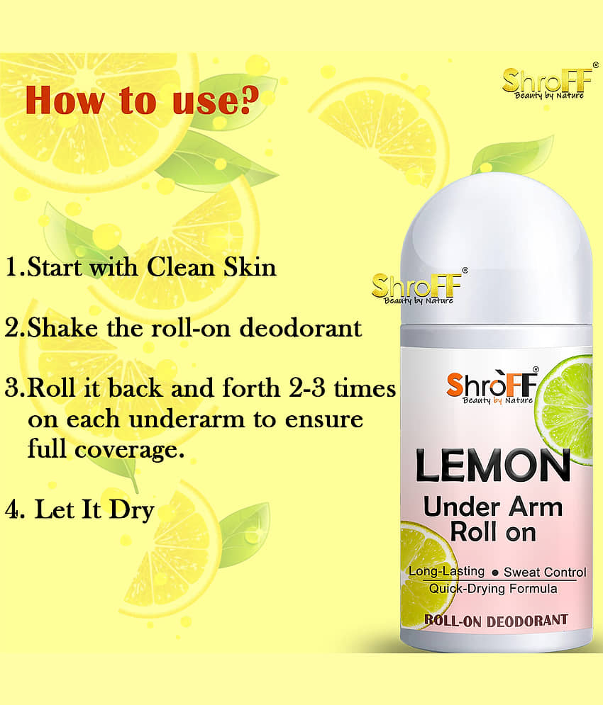 underarm roll on Roll on men Roll on women Lemon Fresh Feel roll on view 2