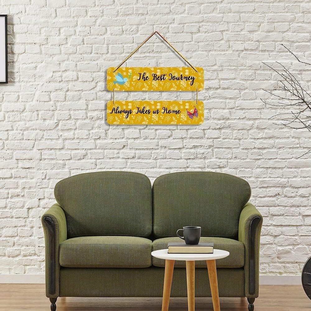Wall Hangings for Home Decoration Items for Living Room Decor Welcome Home Wall Hanging for Home Office Decoration Handmade Craft Decorative Wall Art (WH2302) view 2