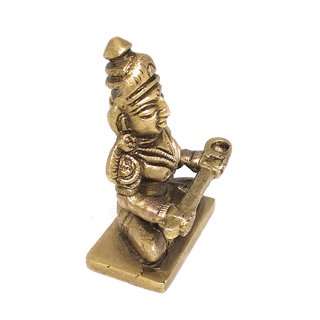 Ashtadhatu Annapurana Devi Idol For Home Temple Incrising Wealth And Peace ( 6 X 4 X 4 ) Cm view 2
