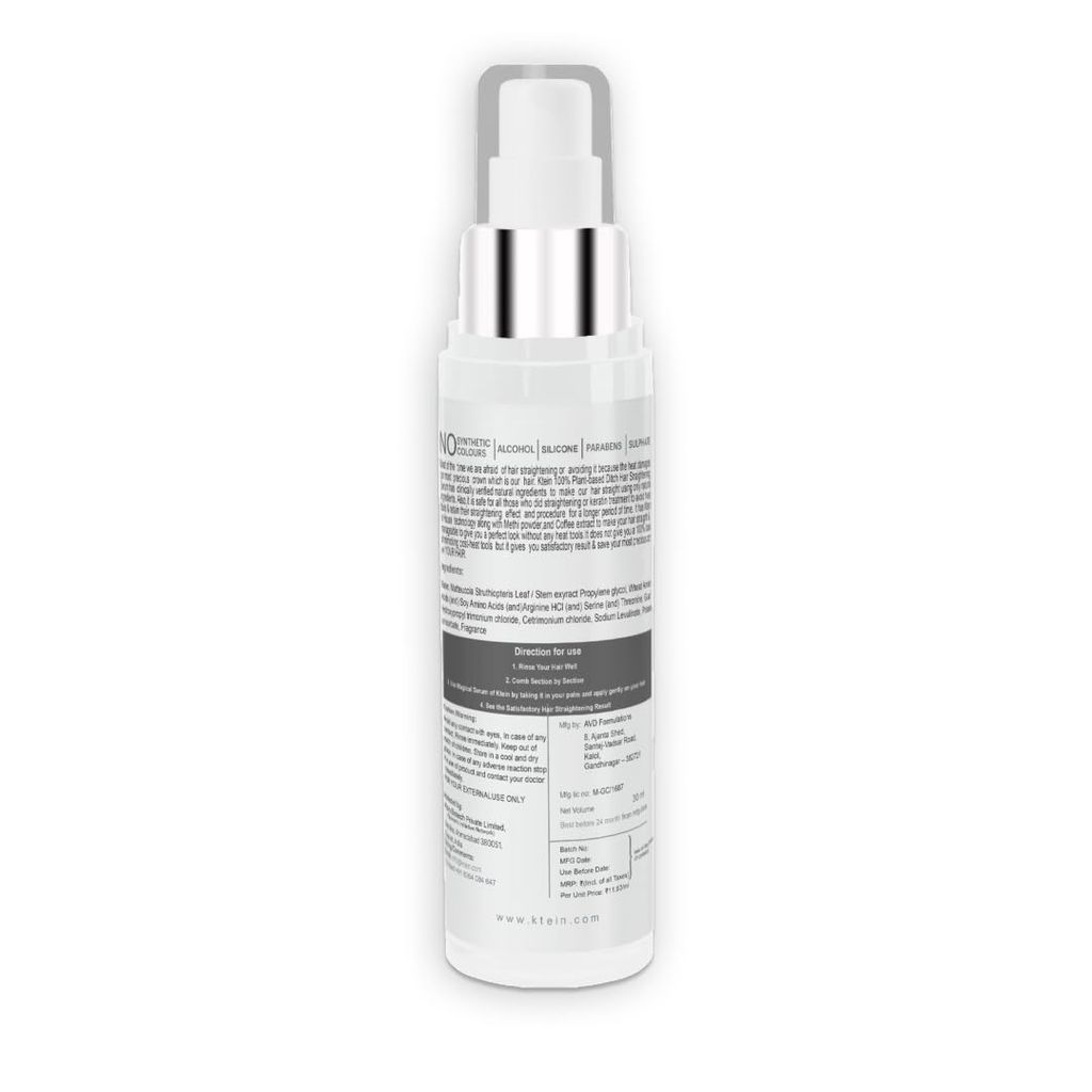 Ktein 100% Plant Based Hair Straightening Serum view 2