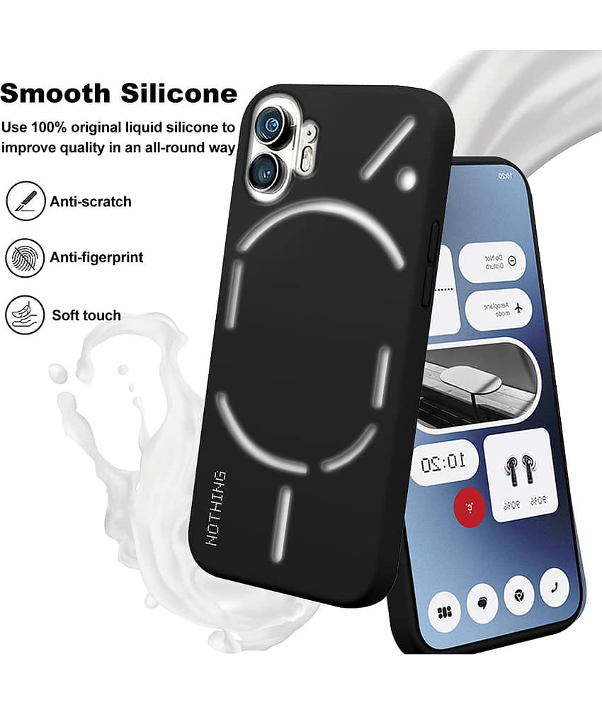 BIG WINGS Shock Proof Case Compatible For Silicon Nothing Phone 2 ( Pack of 1 ) view 2