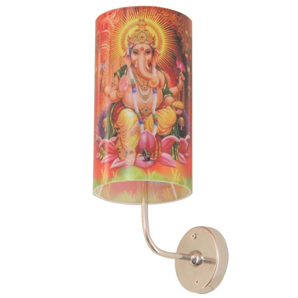 Light Angle Handmade Sconce Wall Light, lamp Shades for Living Room and Diwali Decoration (Multi Color, Size 5.5 X 5.5 X 8 Inch) view 2