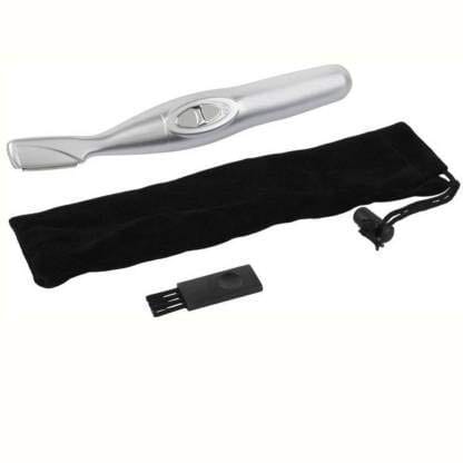 Nawani Bi-Feather King Eyebrow Hair Remover and Trimmer for Women (Silver) view 2