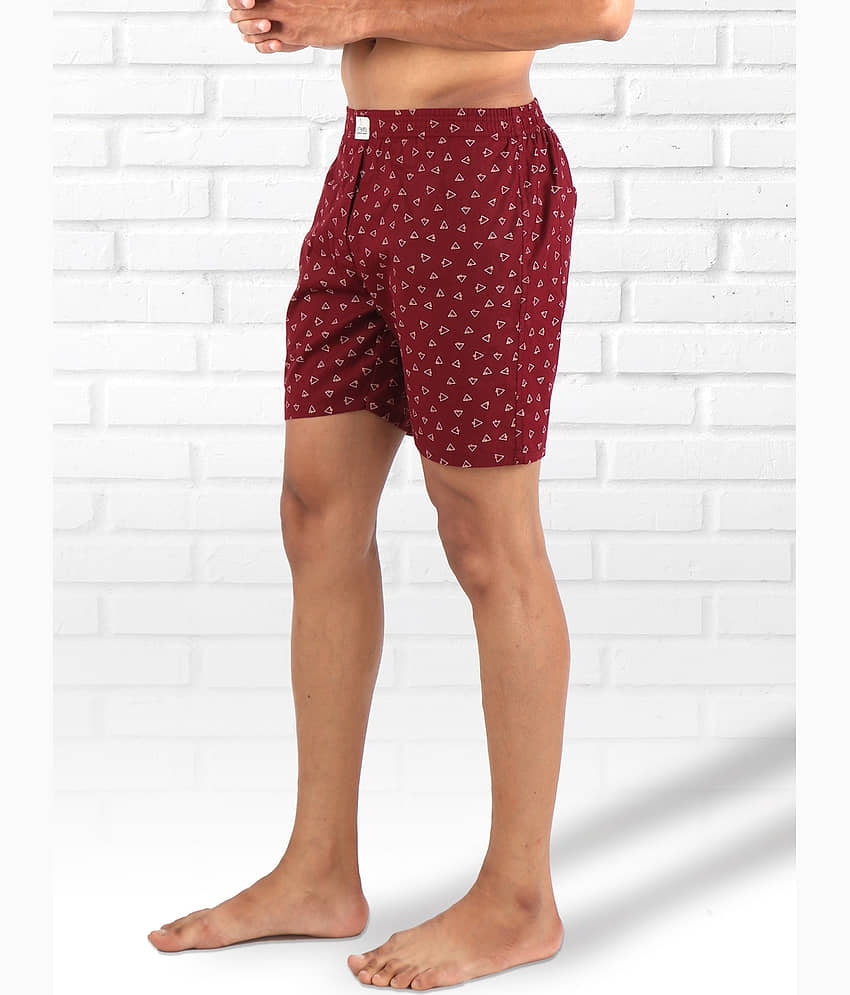 Supersquad Pack of 2 Cotton Boxers For Men's ( Multicolor ) view 2