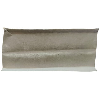 Multi colour jute bag for women and men lunch bag with zip and handle(pack of 3) Waterproof Multipurpose Bag (White, 8.5 view 2