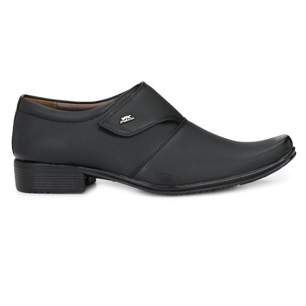 Fashion World Men's Faux Leather Black Formal Shoes (1031)/ Best Office Shoes view 2