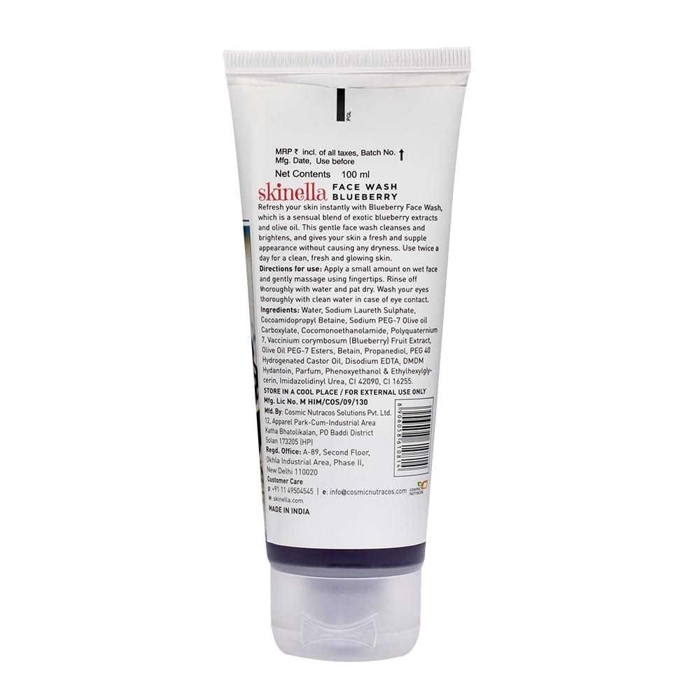 Skinella Face Wash, Blueberry, 100 Ml view 2