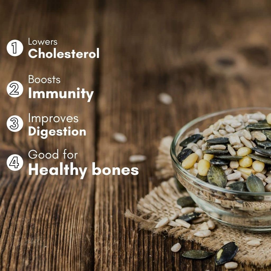 Mix Seeds- Flax seeds, Pumpkin seeds, Sunflower seeds view 2