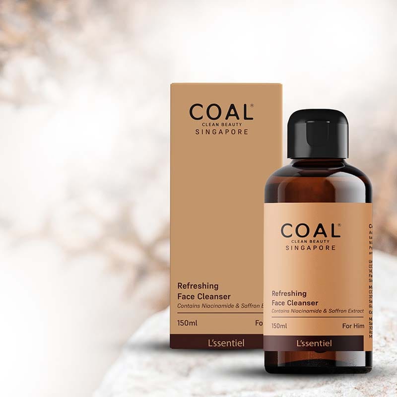 COAL Clean Beauty Refreshing Face Cleanser For Men | Saffron Extract, Niacinamide, Honey, Decyl Glucoside, Glycerin | Deep Cleanses Pores, Removes Oil & Dead Skin | All Skin Types view 2