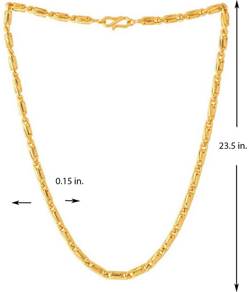 shankhraj mall Gold Plated Chain ( Set of 1 ) view 2