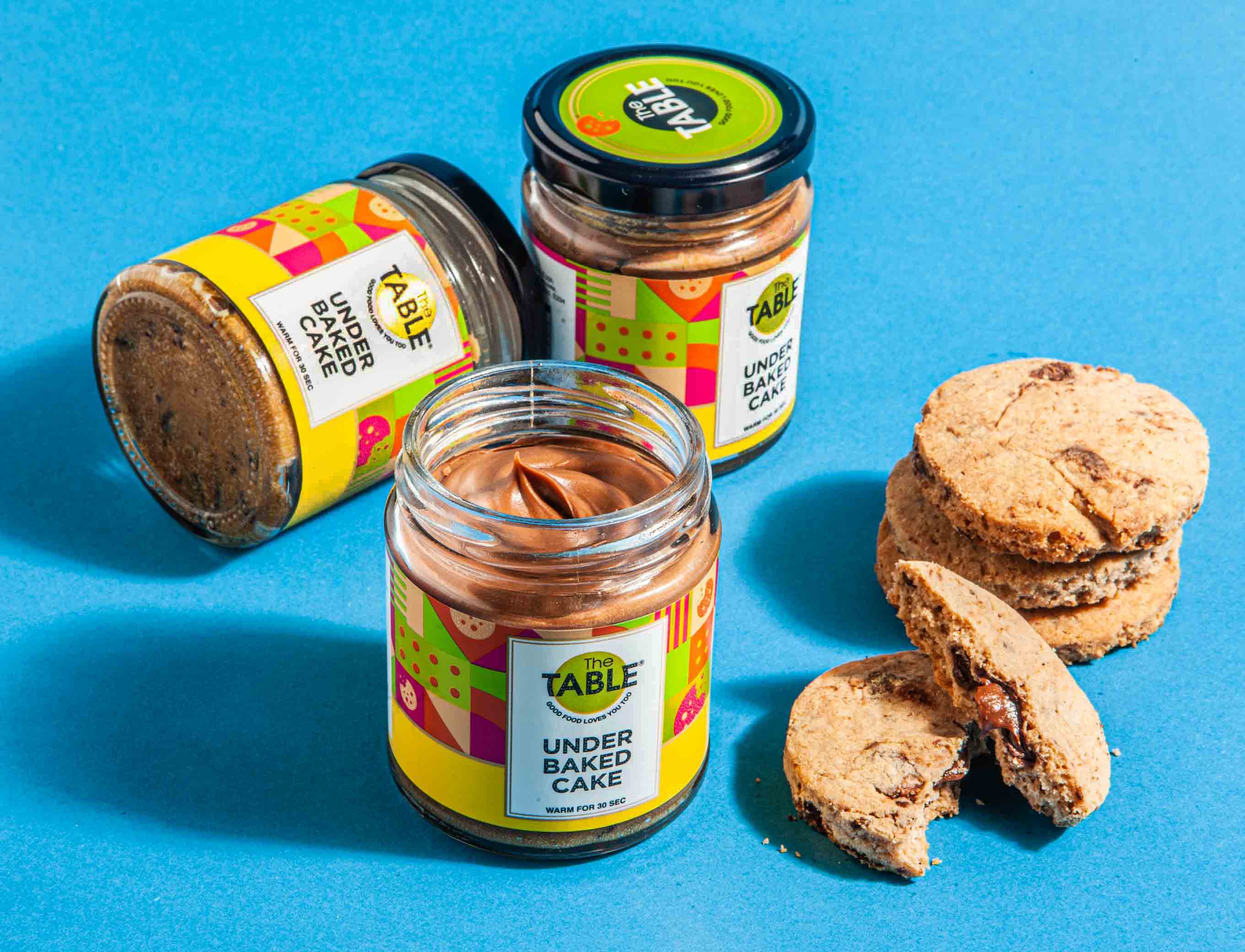 Under baked cake jar
