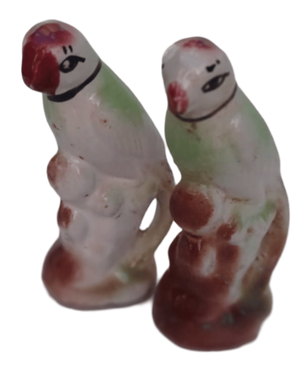 A Pair of Porcelain Love Birds view 2