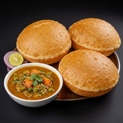 Kubboos (2 Nos) + Veg Curry