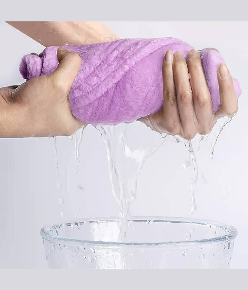 Midastra Purple Hair Towel Wrap ( Pack of 1 ) view 2