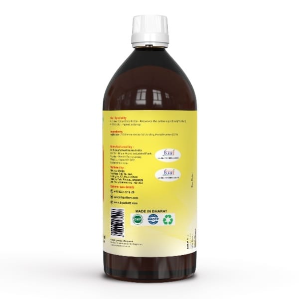 Dr. Patkar's Apple Cider Vinegar with Mother Vinegar | Unfiltered & Undiluted | Suitable for Weight Loss & Improved Immunity (With Mother) 500ml view 2