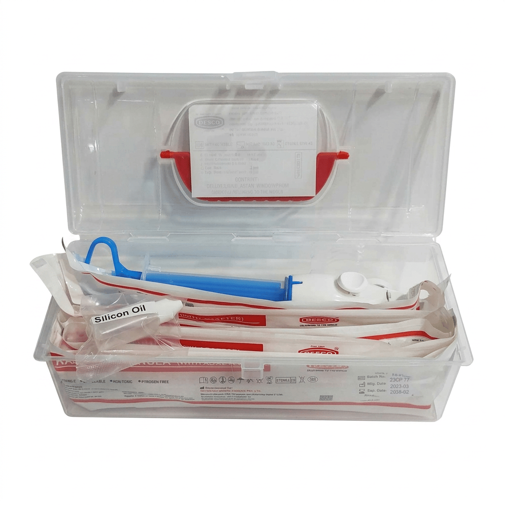 DESCO Manual Vacuum Aspiration Kit | MVA Kit | Double Pinch Valve | Autoclavable view 2