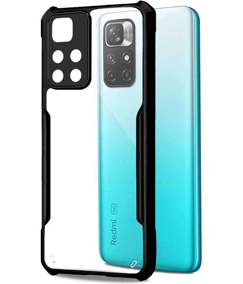 ZAMN Hybrid Covers Compatible For Polycarbonate Xiaomi Redmi Note 11T 5G ( ) view 2