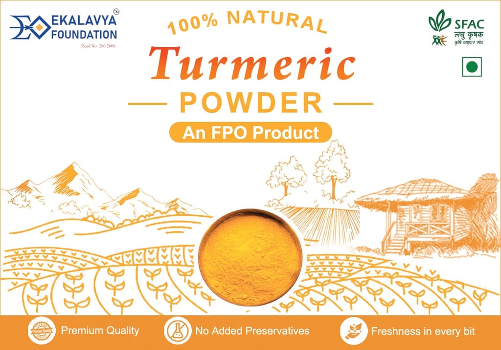 100% Natural Turmeric Powder - 500 gm view 2
