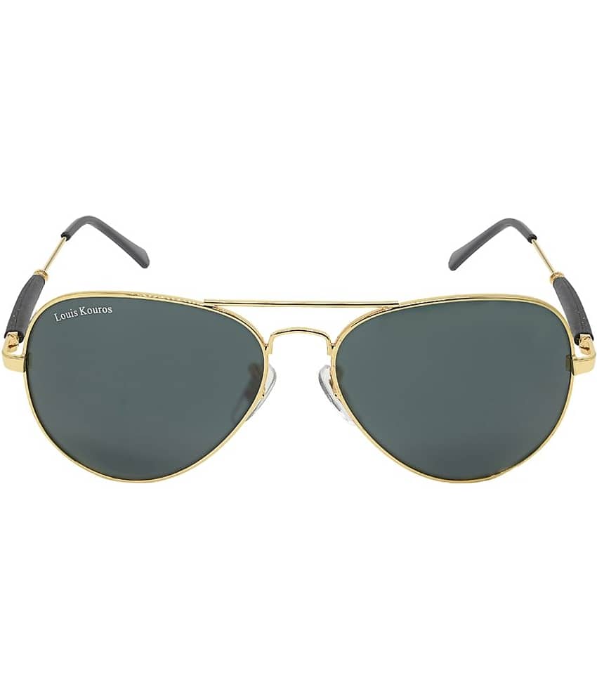 LOUIS KOUROS Gold Pilot Sunglasses ( Pack of 1 ) view 2
