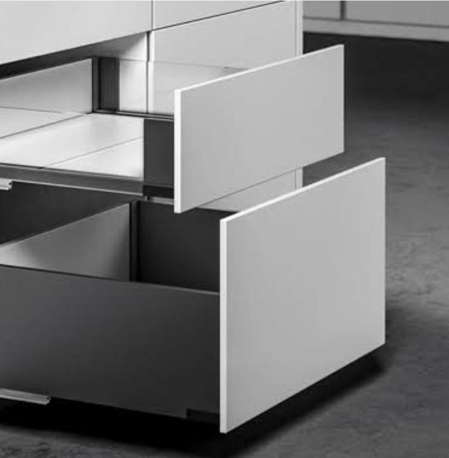 Adison Tandem Box 8 Inch 40 Kg Drawer Channel Stainless Steel Pack Of 1 Pair view 2