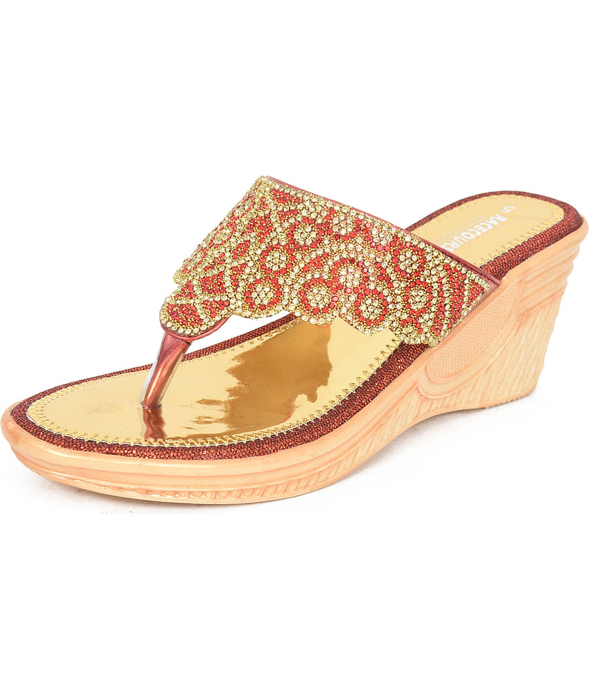 Racecourse - Red Women's Slip On Heels view 2