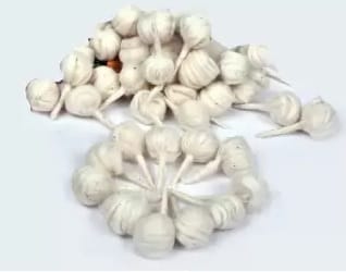 100 Count White Cotton Wicks for Oil Lamps - 6 Inches Long view 2