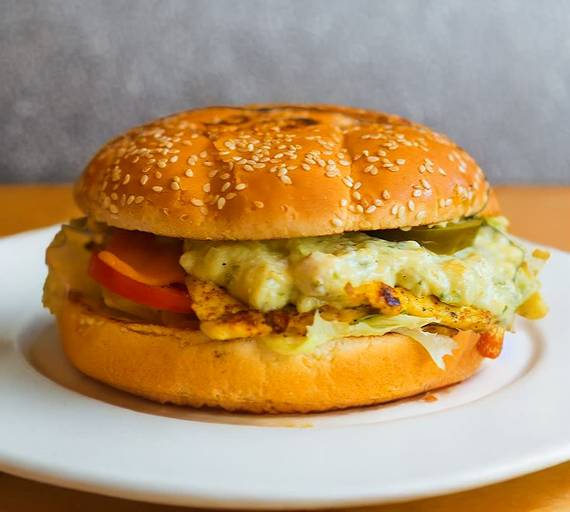 Aloo tikki burger