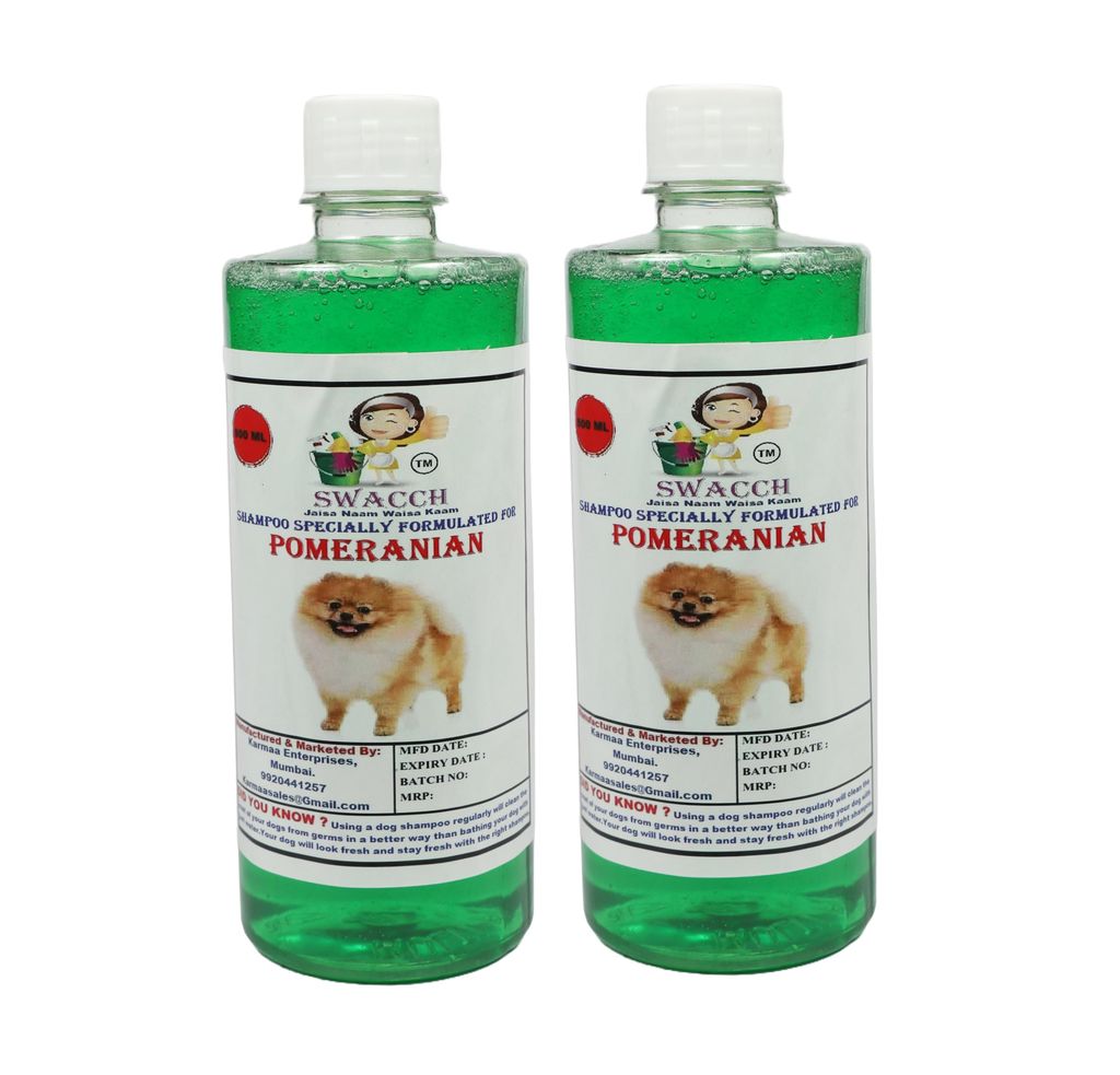 Swacch Shampoo Specially Formulated for Pomeranian (500ML) (Combo Pack of 2) Neem Alovera view 2