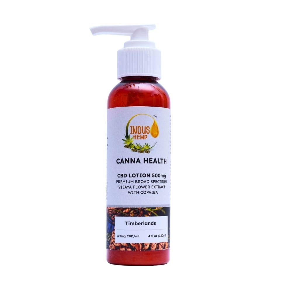 INDUS HEMP CANNA HEALTH CBD LOTION 500mg – TIMBERLANDS view 2