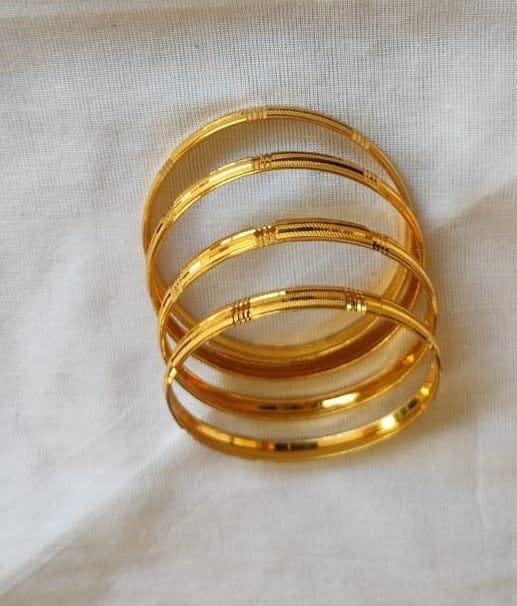Gold Planted Bangles view 2