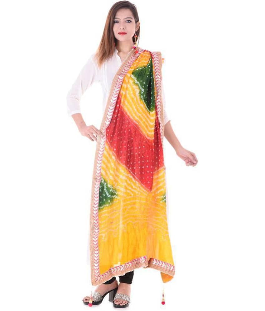 Apratim Multicoloured Art Silk Dupatta view 2