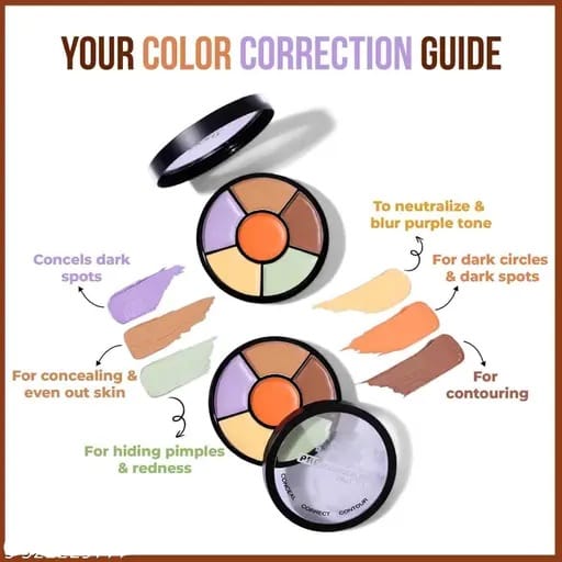 PRO HD Concealer ,corrector, Palette Waterproof Concealer With Full Coverage ,Easily Blendable Concealer 6-IN-1 Shades, highly pigmented Premium quality view 2