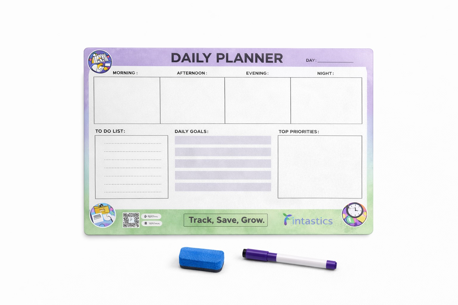 Fintastics Magnetic Daily Planner