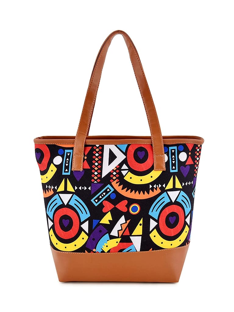 Lychee bags Women Canvas Print Tote Bag