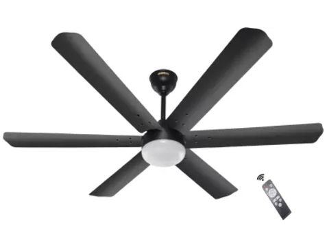 AIRELEC Gloria Brassica 6 Blade 0.5 W LED Smoke Brown with Remote 5 Star 1200 mm 6 Blade Ceiling Fan (BLDC Motor with Remote | Smoke Brown | Pack of 1) view 2