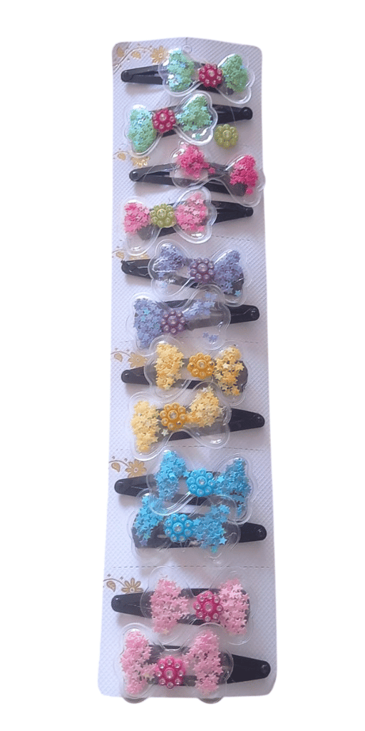 Colorful Hair Bows for Girls - Set of 6 view 2