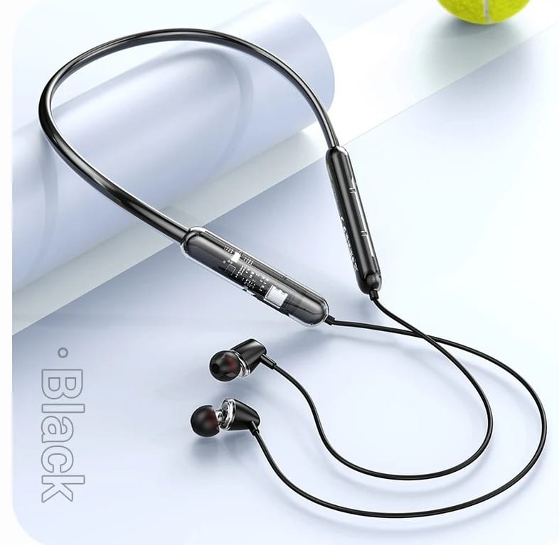 Transparent Sport Bluetooth Earphone Wireless Headphones Microphone Stereo Surround Bass view 2