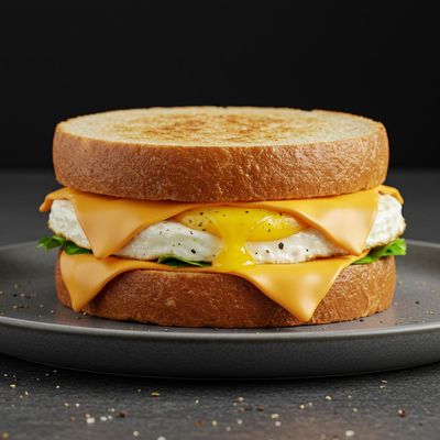Cheesy Egg Sandwich
